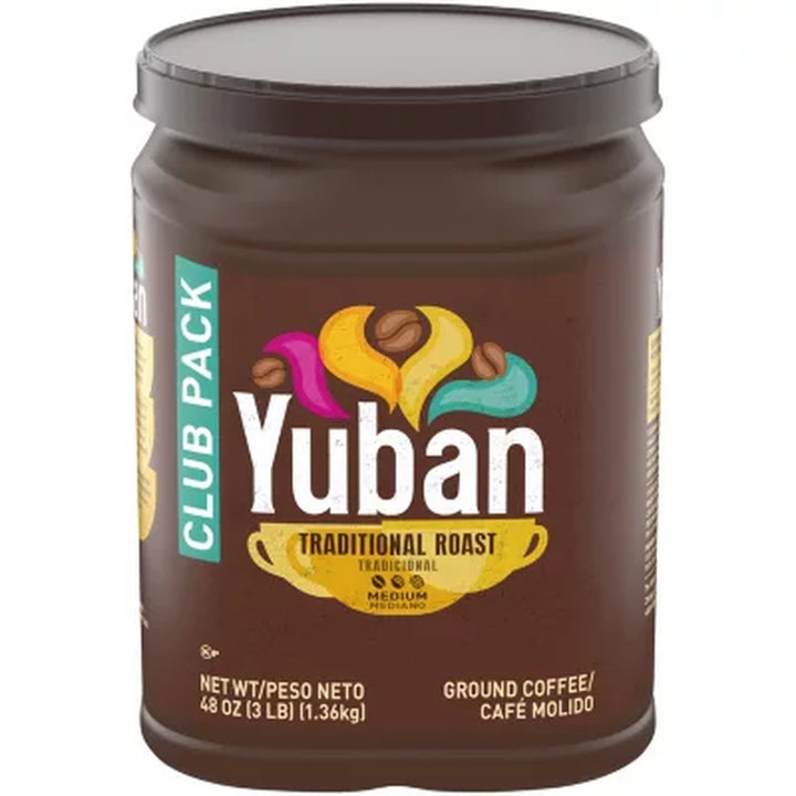 Yuban Traditional Roast Medium Roast Ground Coffee (48 Oz.)