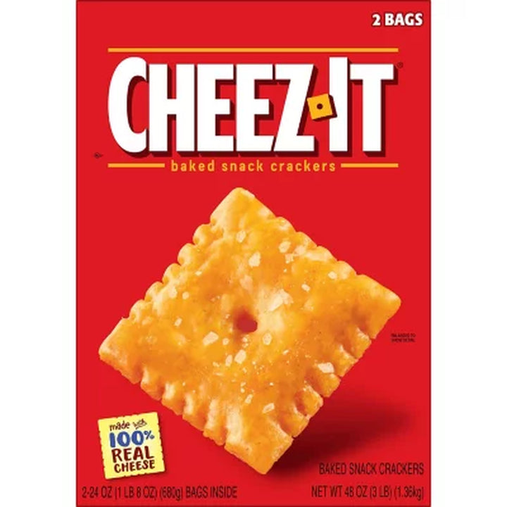 Cheez-It Original Baked Snack Crackers 24 Oz., 2 Pk.