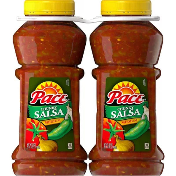 Pace Chunky Salsa, Medium 38 Oz., 2 Ct.