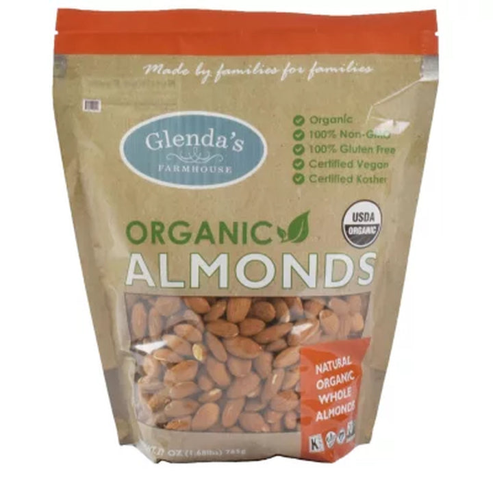 Glenda'S Farmhouse Organic Almonds (27 Oz.)