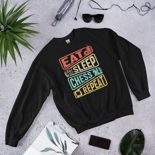 Eat Sleep Chess Repeat Sweatshirt