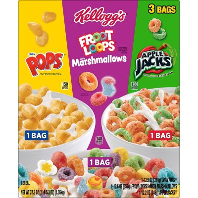 Kellogg'S Kids Cereal, Variety Pack (37.3 Oz., 3 Pk.)