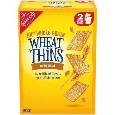 Wheat Thins Original Whole Grain Wheat Crackers (40 Oz.)