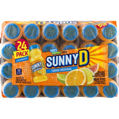 Sunnyd Tangy Original Orange Flavored Citrus Punch (6.75 Fl. Oz. Bottle, 24 Pk.)