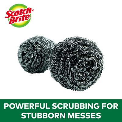 Scotch-Brite 2X Larger Stainless Steel Scrubbers Club Pack (16 Pk.)