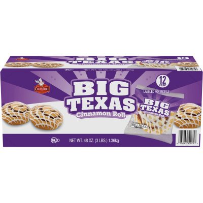 Big Texas Cinnamon Roll (4 Oz., 12 Pk.)