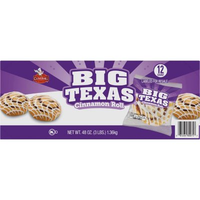 Big Texas Cinnamon Roll (4 Oz., 12 Pk.)