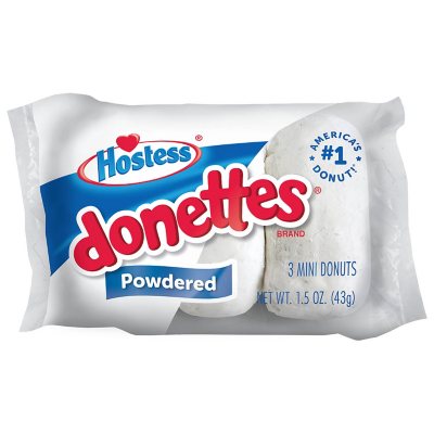 Hostess Mini Powdered & Frosted Chocolate Donettes (32 Pk.)