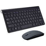 2.4Ghz Wireless Waterproof Keyboard And Mouse Combo Protable Mini Multimedia Quiet Keyboard Mice Set For Mac Apple PC Computer