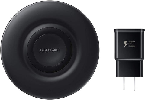 SAMSUNG Wireless Charger Fast Charge Pad Universally Compatible with Qi Enabled Phones and Select SAMSUNG Watches (US Version), Black