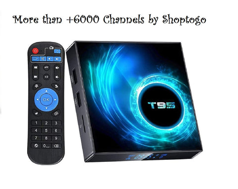 Shoptogo Android TV Box 4GB Ram 32GB ROM with More Than 6000 Channels Allwinner (Android TV Box 4GB Ram 32GB ROM with More Than 6000 Channels Allwinner)