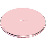 TOZO W1 Wireless Charger Thin Aviation Aluminum Computer Numerical Control Technology Fast Charging Pad Khaki (NO AC Adapter)