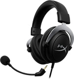 HyperX CloudX, Official Xbox Licensed Gaming Headset, Compatible with Xbox One and Xbox Series X|S, Memory Foam Ear Cushions, Detachable Noise-Cancelling Mic, in-line Audio Controls, Silver