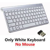 2.4Ghz Wireless Waterproof Keyboard And Mouse Combo Protable Mini Multimedia Quiet Keyboard Mice Set For Mac Apple PC Computer