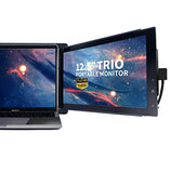 Trio Max Portable Monitor for Laptop, 14" FHD 1080P Attachable Laptop Screen Eye Care, USB C/USB A Dual or Triple Displays,13-17" Laptops Windows/OS/Android/Nintendo Switch(1pc 14" Monior)
