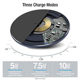 TOZO W1 Wireless Charger Thin Aviation Aluminum Computer Numerical Control Technology Fast Charging Pad Khaki (NO AC Adapter)