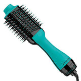 REVLON One Step Hair Dryer And Volumizer Hot Air Brush, Turquoise