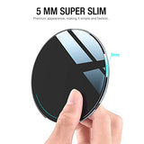 TOZO W1 Wireless Charger Thin Aviation Aluminum Computer Numerical Control Technology Fast Charging Pad Khaki (NO AC Adapter)