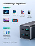 USB C Charger, RAVPower 65W 4-Port Desktop USB Charging Station with 2 USB C Ports + 2 USB A Ports for MacBook Pro/Air, Dell XPS 13, iPad Pro, iPhone 12 Mini Pro Max, Nintendo Switch, Galaxy and More