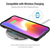 TOZO W1 Wireless Charger Thin Aviation Aluminum Computer Numerical Control Technology Fast Charging Pad Khaki (NO AC Adapter)