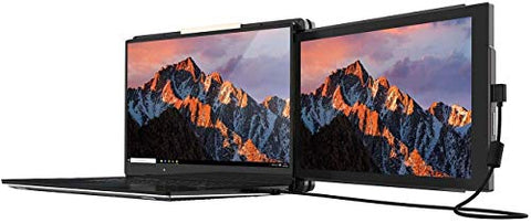 Mobile Pixels Duex Portable Monitor for Laptops 12.5" Full HD IPS USB A Type-C, 2 in 1 Laptop Monitor Extender, Compatible with Windows, MacBook and Android, 1.6 lbs Duo Screen for Gaming, Travel,