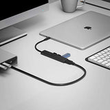 Sabrent 4-Port USB 2.0 Hub with Individual LED lit Power Switches (HB-UMLS)