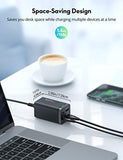 USB C Charger, RAVPower 65W 4-Port Desktop USB Charging Station with 2 USB C Ports + 2 USB A Ports for MacBook Pro/Air, Dell XPS 13, iPad Pro, iPhone 12 Mini Pro Max, Nintendo Switch, Galaxy and More
