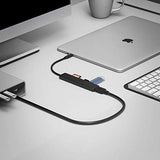 Sabrent 4-Port USB 2.0 Hub with Individual LED lit Power Switches (HB-UMLS)