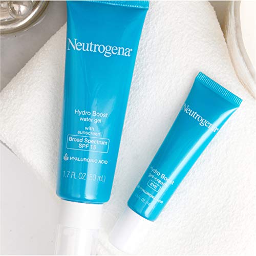 Neutrogena Hydro Boost Hyaluronic Acid Hydrating Water Gel Daily Face Moisturizer for Dry Skin, Oil-Free, Non-Comedogenic & Dye-Free Face Lotion, 1.7 Fl Oz