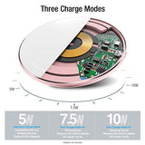 TOZO W1 Wireless Charger Thin Aviation Aluminum Computer Numerical Control Technology Fast Charging Pad Khaki (NO AC Adapter)