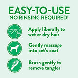 TropiClean Sweet Pea Tangle Remover Spray for Pets, 16oz - Detangler for Pets, Alcohol Free, Paraben Free, Dye Free, Made in the USA