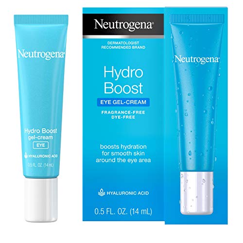 Neutrogena Hydro Boost Hyaluronic Acid Hydrating Water Gel Daily Face Moisturizer for Dry Skin, Oil-Free, Non-Comedogenic & Dye-Free Face Lotion, 1.7 Fl Oz