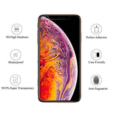 Ailun Screen Protector Compatible for iPhone XS, iPhone X, iPhone 11 Pro,3 Pack,5.8 Inch Display Case Friendly Tempered Glass
