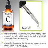 TruSkin Vitamin C Serum for Face with Hyaluronic Acid, Vitamin E, Witch Hazel, Large Bottle 2 fl oz