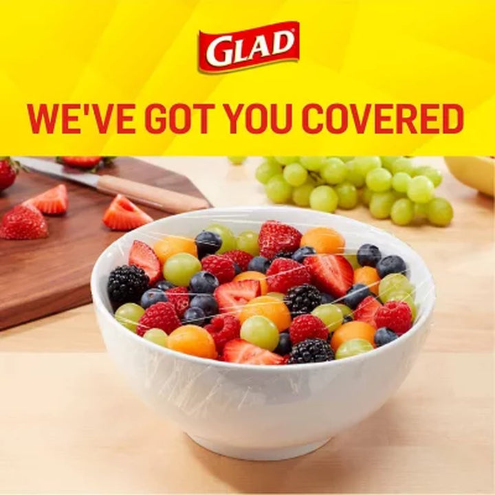 Glad Cling ‘N Seal Clear Plastic Food Wrap (400 Sq. Ft./Roll, 2 Rolls)