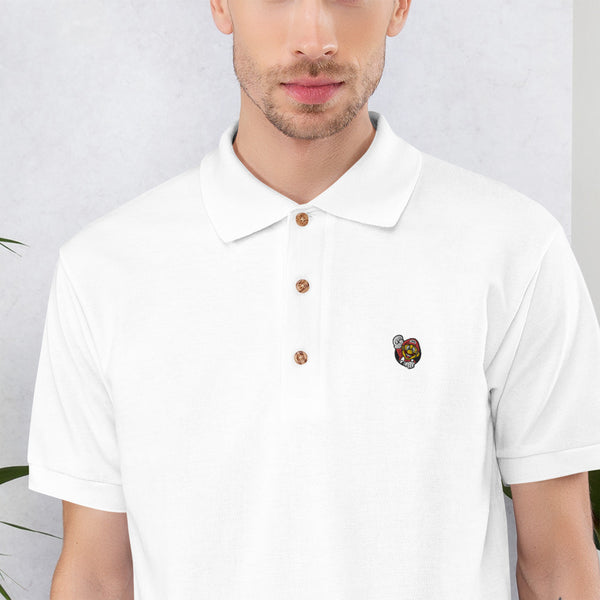 Super Mario Embroidered Polo Shirt
