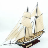 Sailboat Model 380x130x270mm DIY Ship Assembly Model Kits Classical Handmade Wooden Sailing Boats