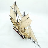 Sailboat Model 380x130x270mm DIY Ship Assembly Model Kits Classical Handmade Wooden Sailing Boats