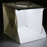 6 Backdrops Mini Folding Light Box Photography Photo Studio Box With Dual LED Strip Lights For Small Articles Photographys