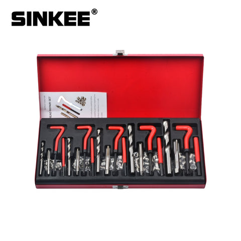 131 Pcs Engine Block Restoring Damaged Thread Repair Tool Kit M5 M6 M8 M10 M12 Professional SK1008