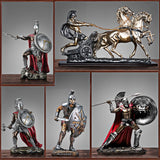 Ancient Rome Ornament Retro Spartan Character Model