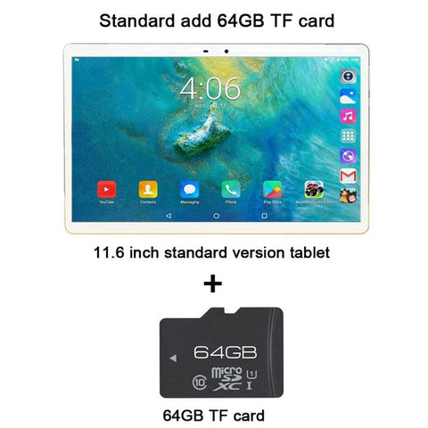 Tablet Laptop 10.8 " Inch android tablet 2 In 1 10 cores gaming Film Music Tablets gps wifi 4G sim card call phone With Keyboard