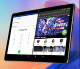 Tablet Laptop 10.8 " Inch android tablet 2 In 1 10 cores gaming Film Music Tablets gps wifi 4G sim card call phone With Keyboard