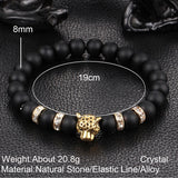 Natural Stone Beads Men Bracelets.