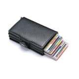Unisex Metal Blocking RFID Wallet ID Card Case Aluminium Travel Business Credit Card Holder Wallet