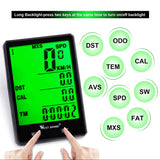 WEST BIKING Waterproof Bicycle Computer With Backlight Wireless Wired Bicycle Computer Bike Speedometer Odometer Bike Stopwatch