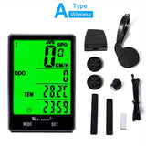 WEST BIKING Waterproof Bicycle Computer With Backlight Wireless Wired Bicycle Computer Bike Speedometer Odometer Bike Stopwatch
