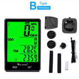 WEST BIKING Waterproof Bicycle Computer With Backlight Wireless Wired Bicycle Computer Bike Speedometer Odometer Bike Stopwatch