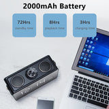 Bluetooth Speaker 25W Small Portable Home LED Screen FM Radio Alarm Clock Wireless Stereo HiFi Mic Loudspeaker Bass Subwoofer