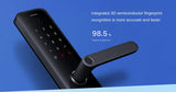 Smart Door Lock E Fingerprint Password Bluetooth Unlock Detect Alarm